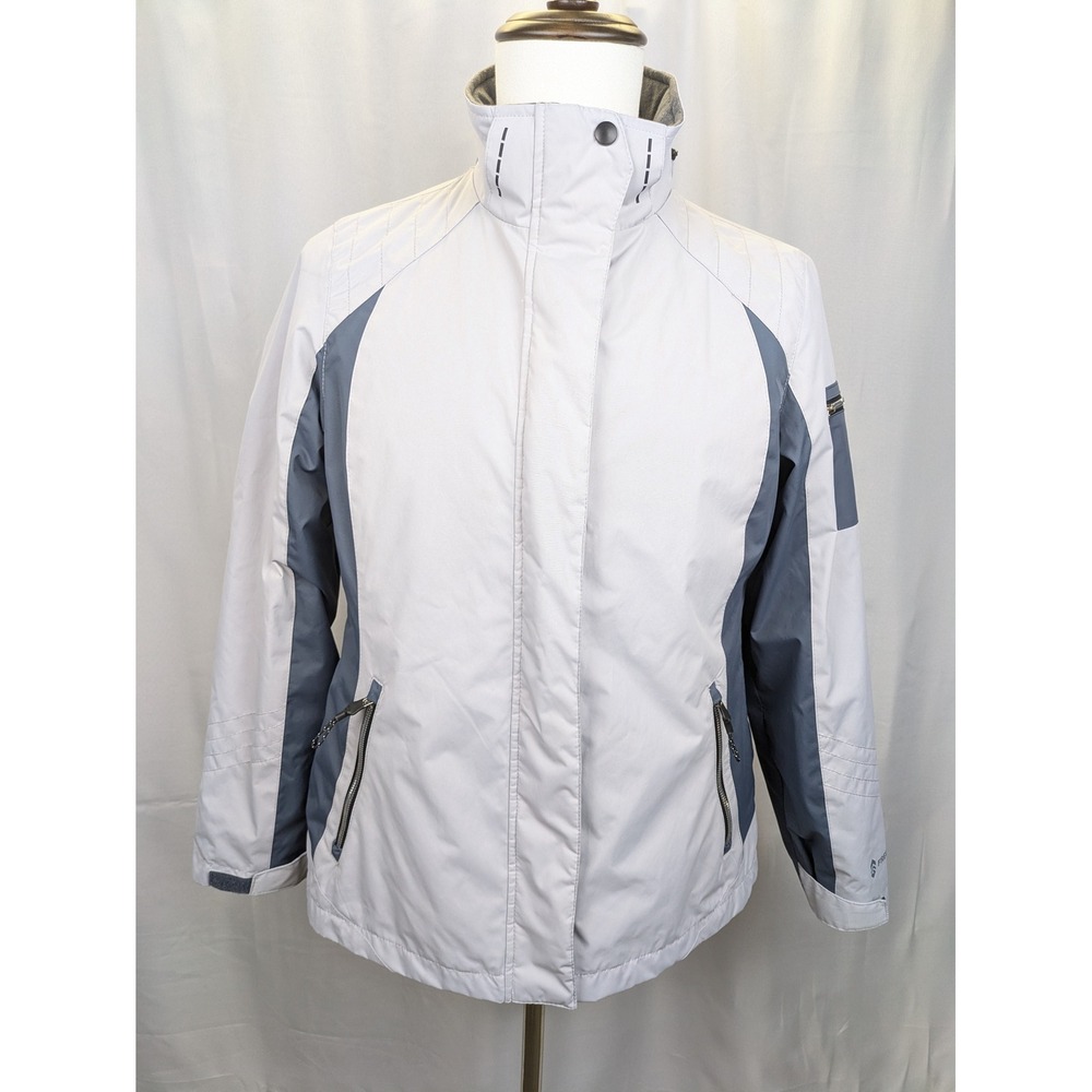 Free Country Radiance Womens Ski Jacket Grey Small‎ Colorblock Missing Hood